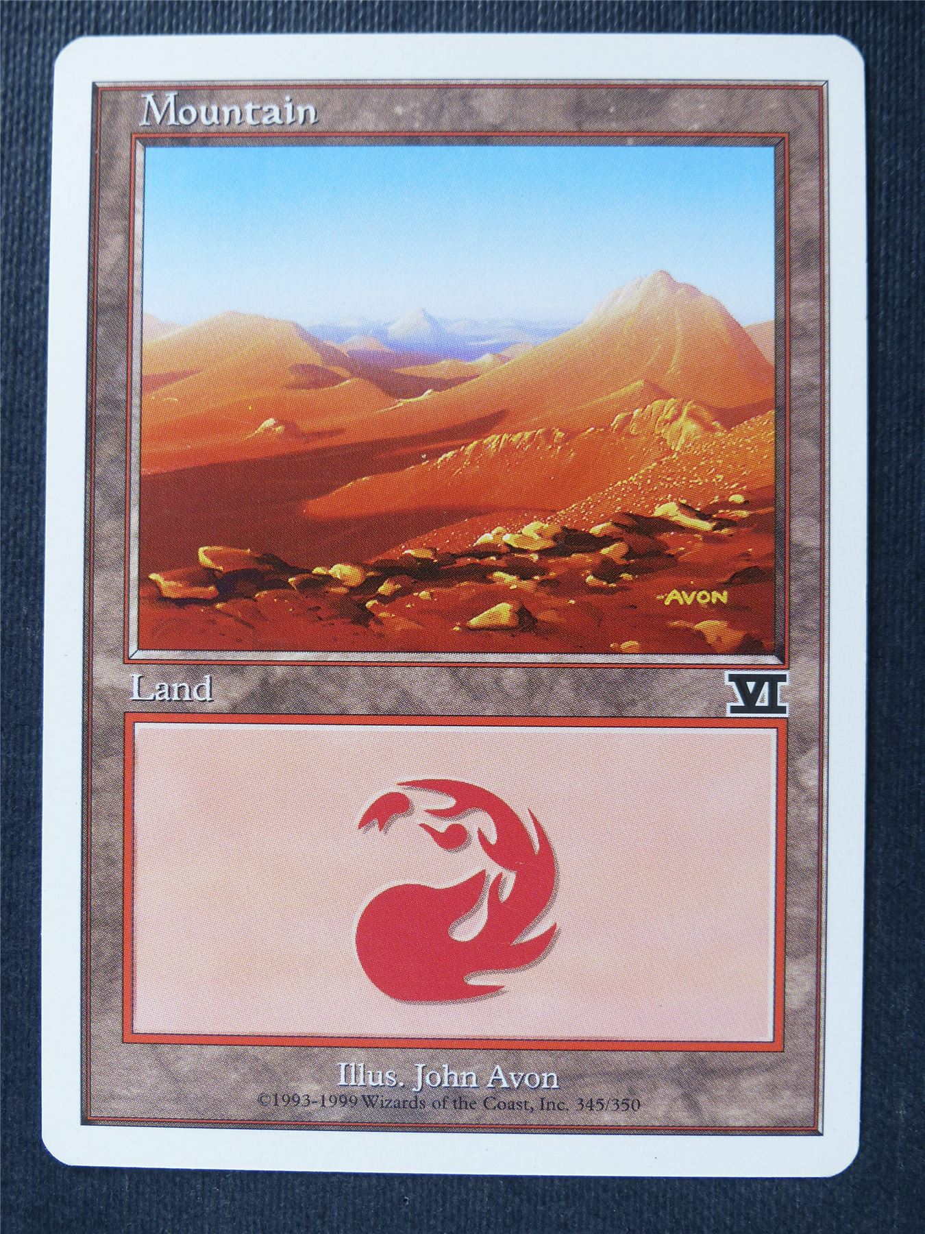 Mountain - Sixth Ed - Mtg Card #20I