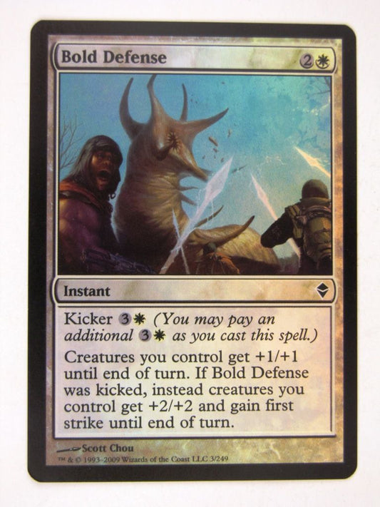 Mtg FOIL - BOLD DEFENSE - played