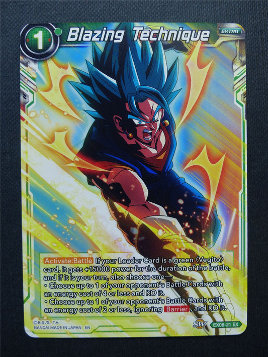 Blazing Technique EX - Dragon Ball Super Cards #1IZ