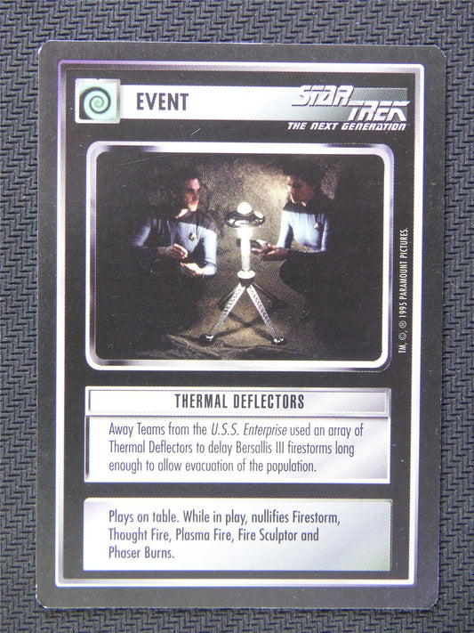 Event Thermal Deflectors - Star Trek CCG Next Gen #56F