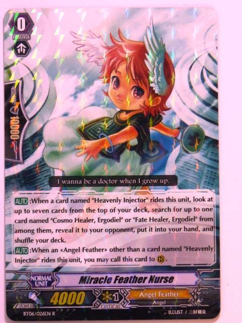 cardfight!! Vanguard CCG - MIRACLE FEATHER NURSE 026EN
