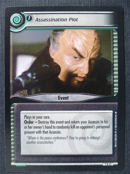 Assassination Plot - Star Trek Cards #16S