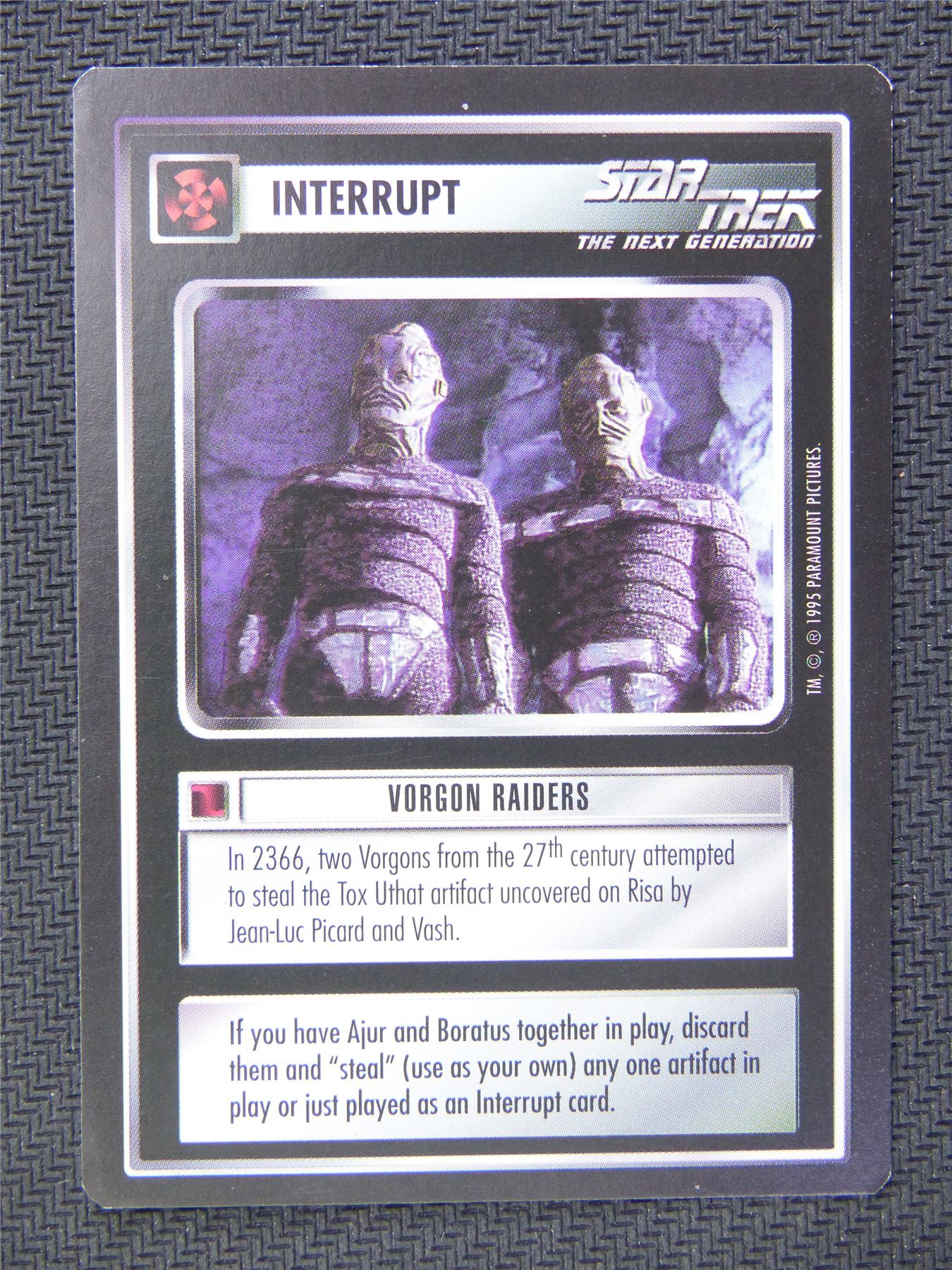 Interrupt Vorgon Raiders - Star Trek CCG Next Gen #53F