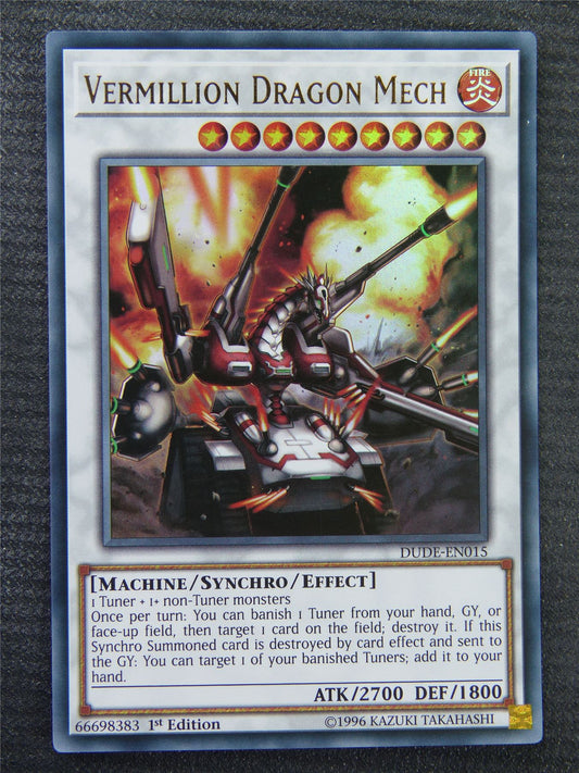 Vermillion Dragon Mech DUDE Ultra Rare - 1st ed - Yugioh Card #8PR