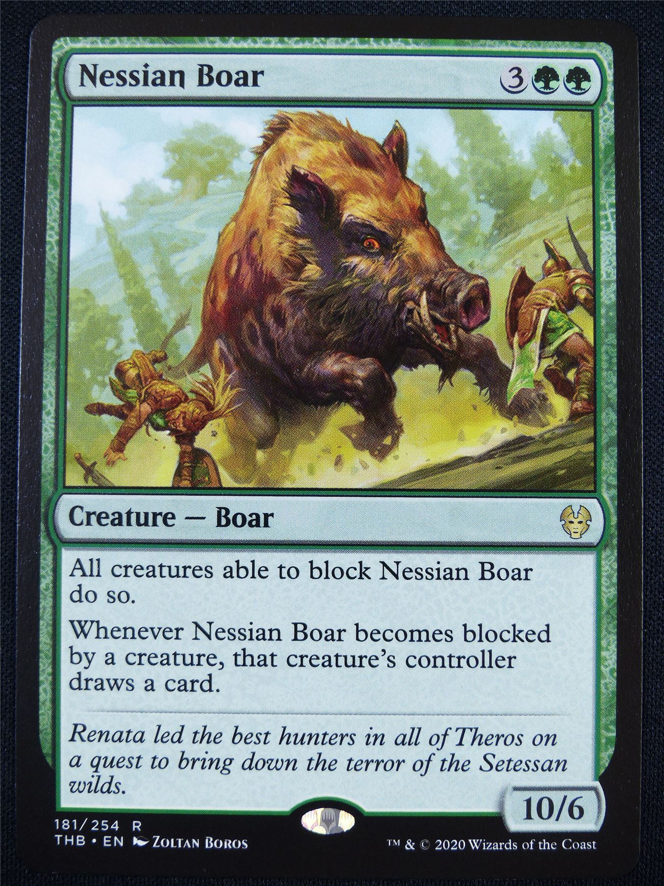 Nessian Boar - THB - Mtg Card #P8