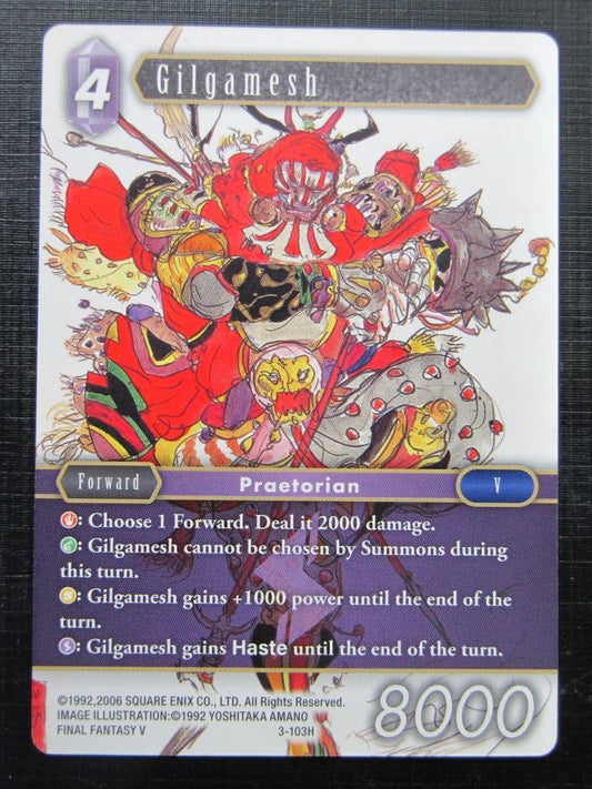 GILGAMESH 3-103H - Final Fantasy Card #