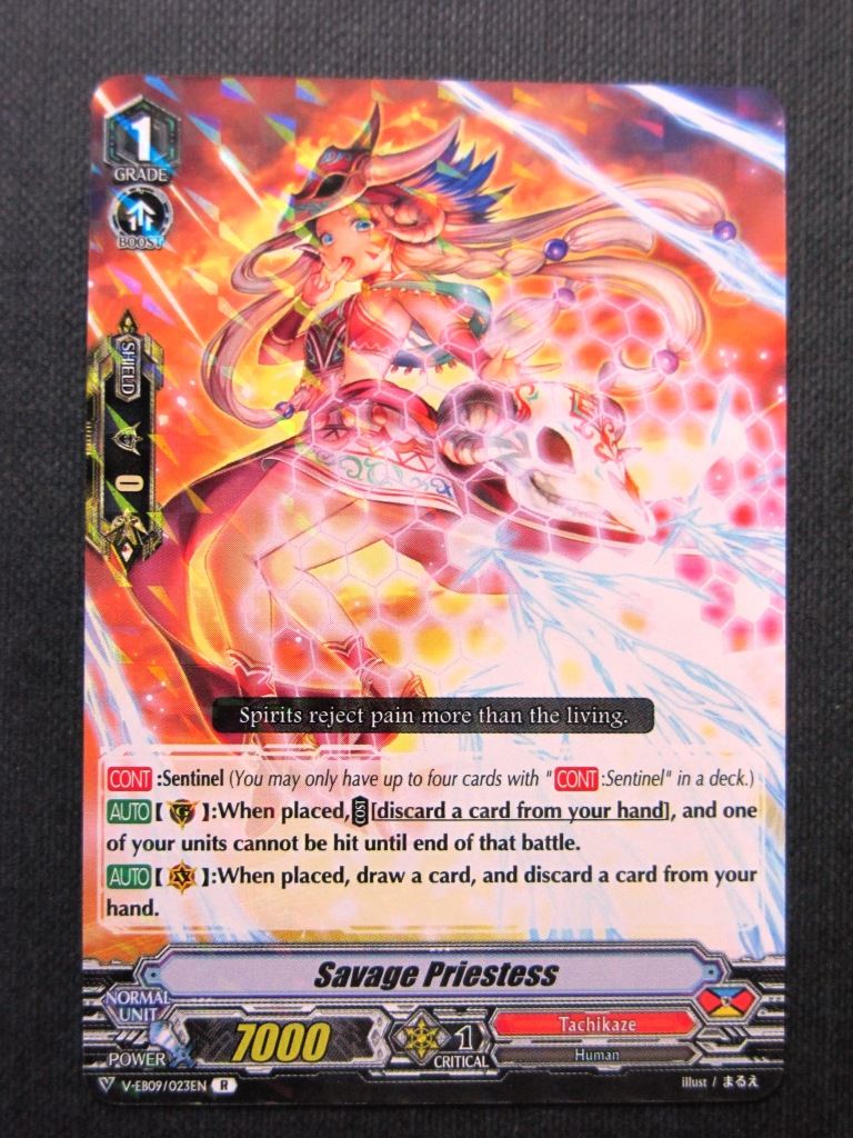 Savage Priestess V-EB09 R - Vanguard Cards #2C7