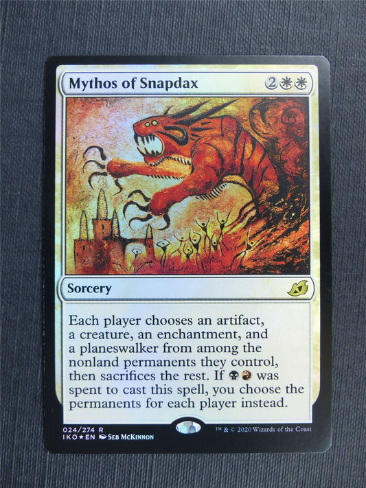 Mythos of Snapdax Foil - IKO - Mtg Card