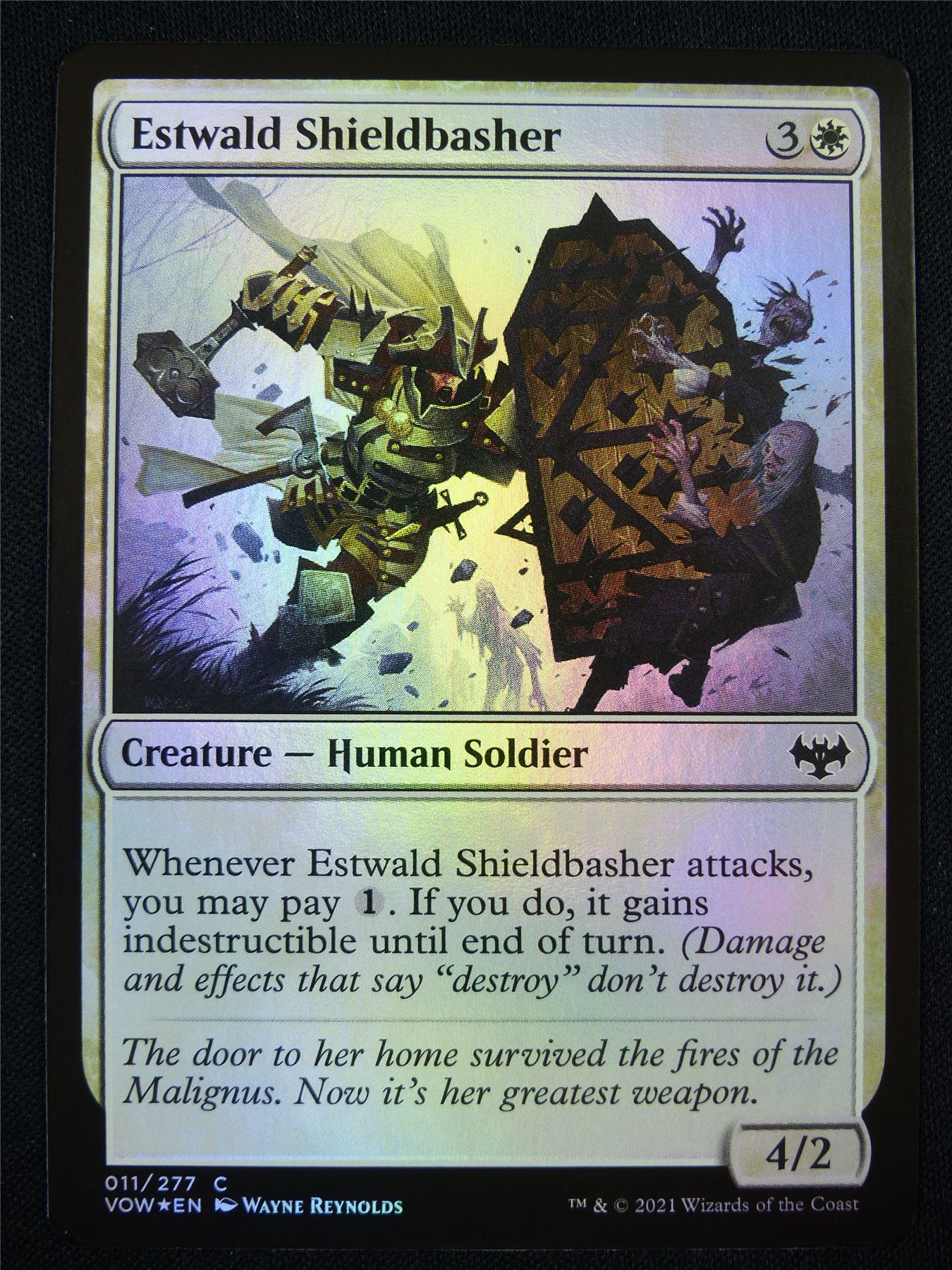 Estwald Shieldbasher Foil - Mtg Card #1LY