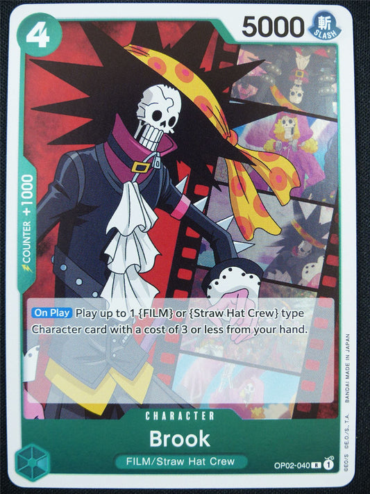Brook OP02-040 R - One Piece Card #DH