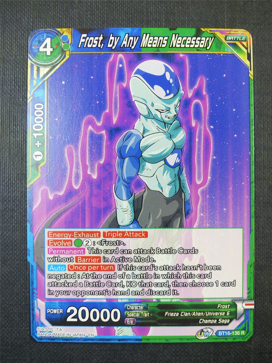 Frost by Any Means Necessary R - Dragon Ball Super Card #16