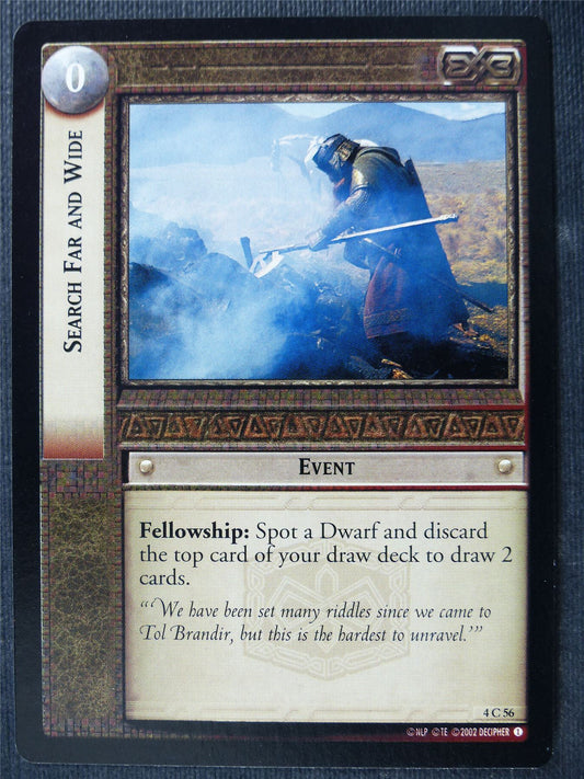 Search Far and Wide 4 C 56 - LotR Card #49Y