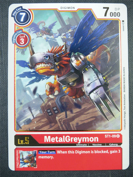 MetalGreymon ST1-09 R - Digimon Card #9FD