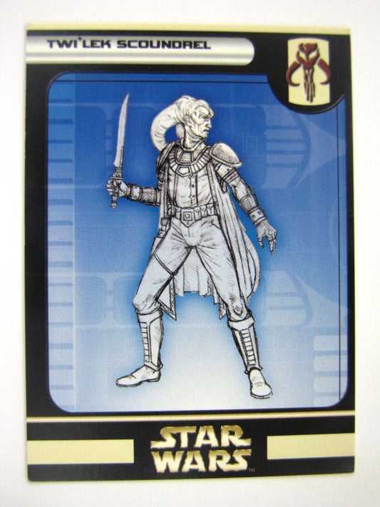 Star Wars Miniature Spare Cards: TWI'LEK SCOUNDREL # 11B22