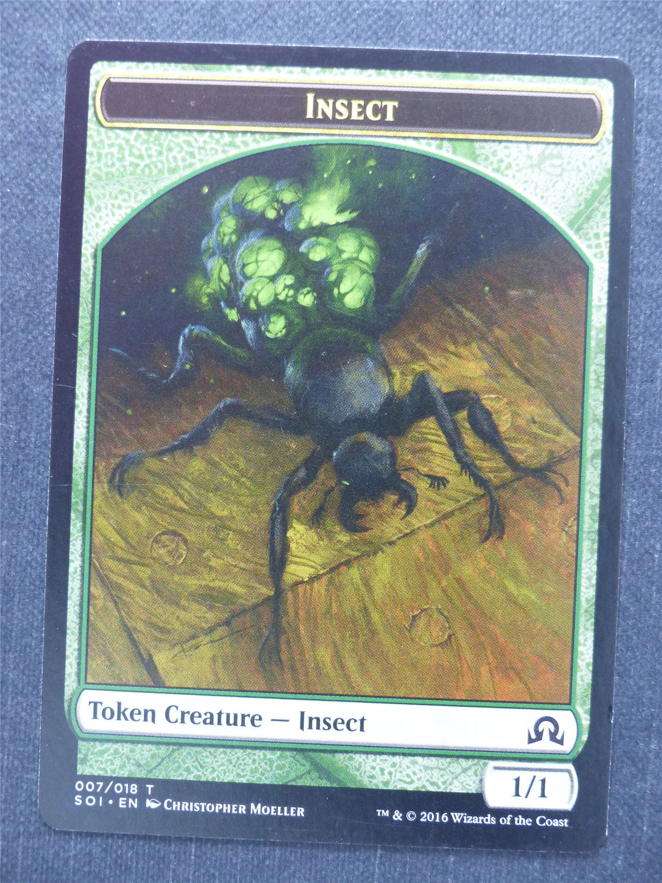 Insect Token - Mtg Magic Card #AC