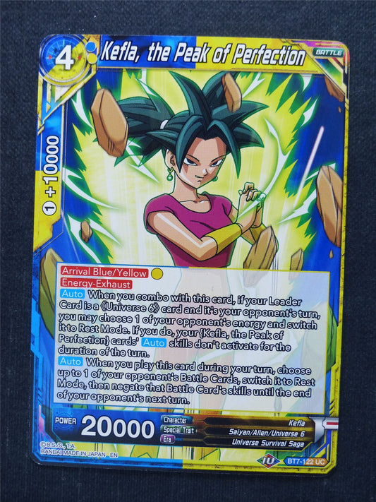 Kefla the Peak of Perfection - Dragon Ball Super Cards #76