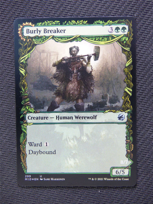 Burly Breaker Dire Strain Demolisher Foil  Showcase - Innistrad - Mtg Card #3LY
