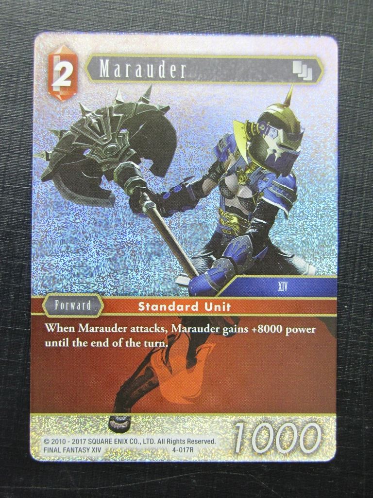 Marauder 4-017R Foil - Final Fantasy Card # 6I95