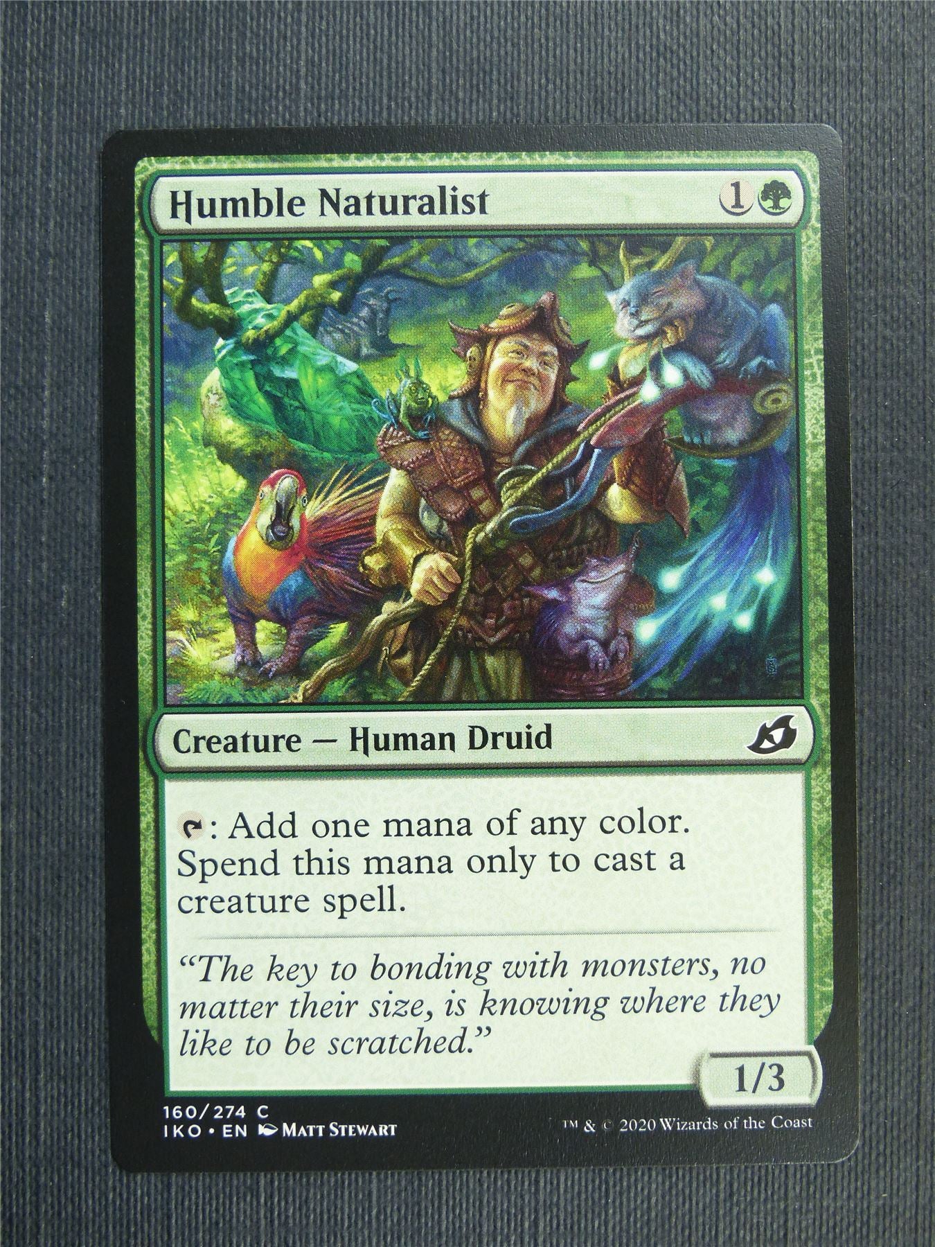 Humble Naturalist - IKO Mtg Card