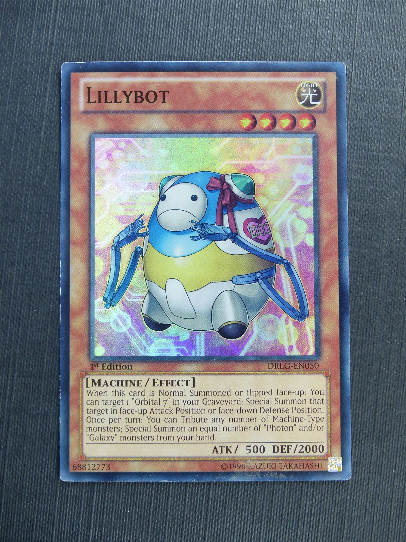 Lillybot DRLG Super Rare played - 1st ed - Yugioh Cards #4LM