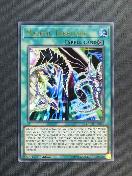 Malefic Territory DUOV Ultra Rare - 1st ed - Yugioh Cards #2WM