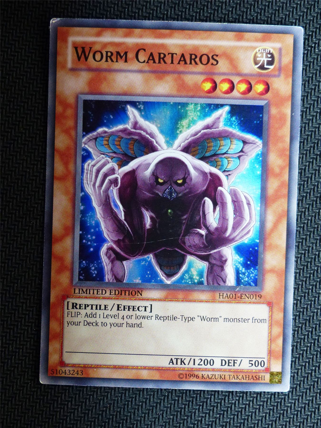 Worm Cartaros - HA01 - Super Rare - Yugioh Card # 1F34