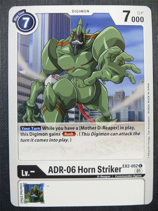 ADR-06 Horn Striker EX2 - Digital Hazard - Digimon Card #4KL