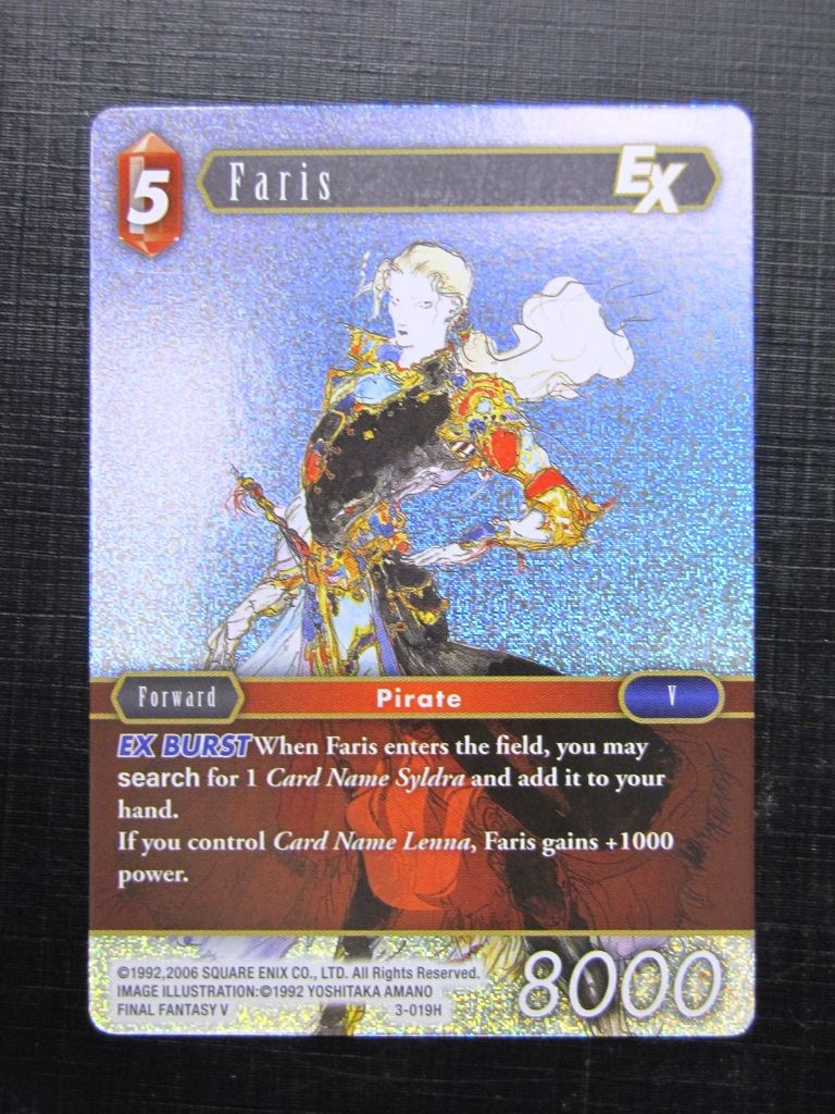 FARIS 3-019H FOIL - Final Fantasy Card # I77