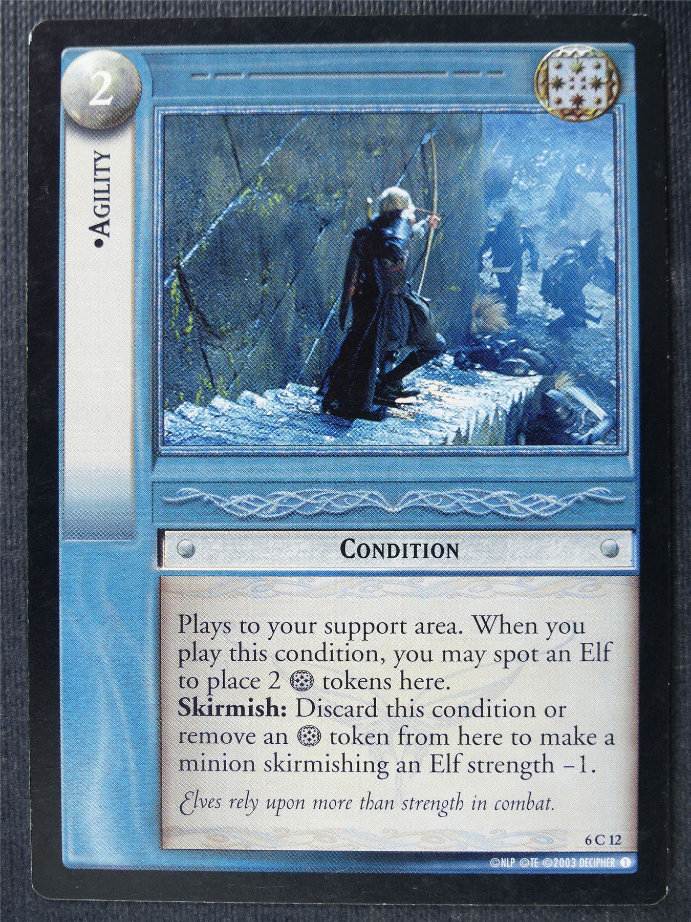 Agility 6 C 12 - LotR Card #4AC