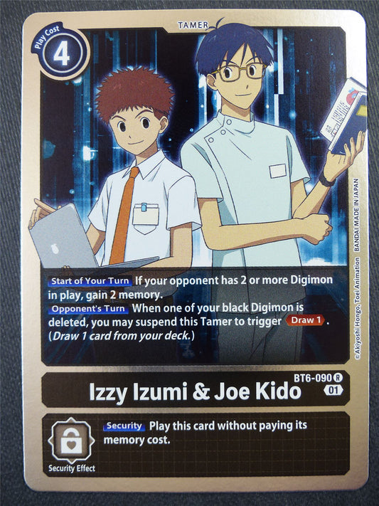 Izzy Izumi & Joe Kido BT6 R - Digimon Card #51C