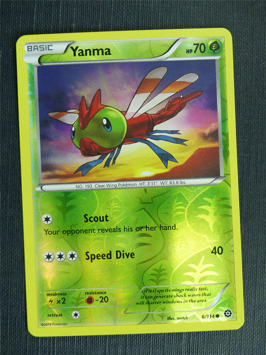 Yanma 6/114 Reverse Holo - Pokemon Cards #1UC