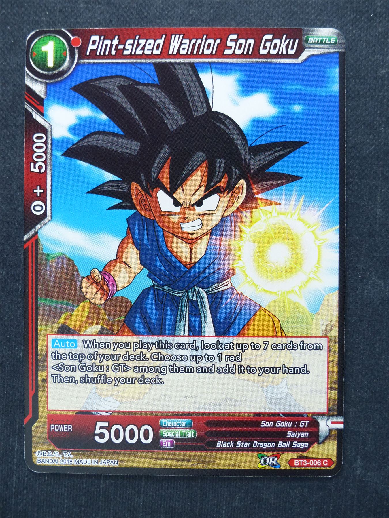 Pint-Sized Warrior Son Goku - Dragon Ball Super Cards #31