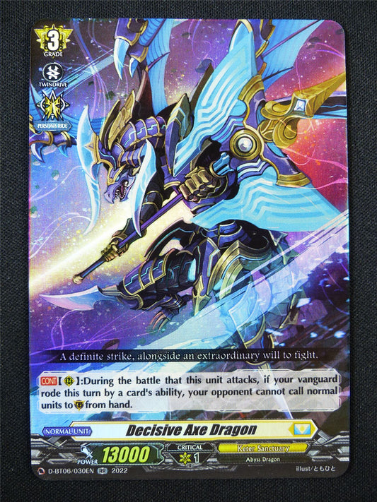 Decisive Axe Dragon D-BT06 RR - Vanguard Card #2ZP