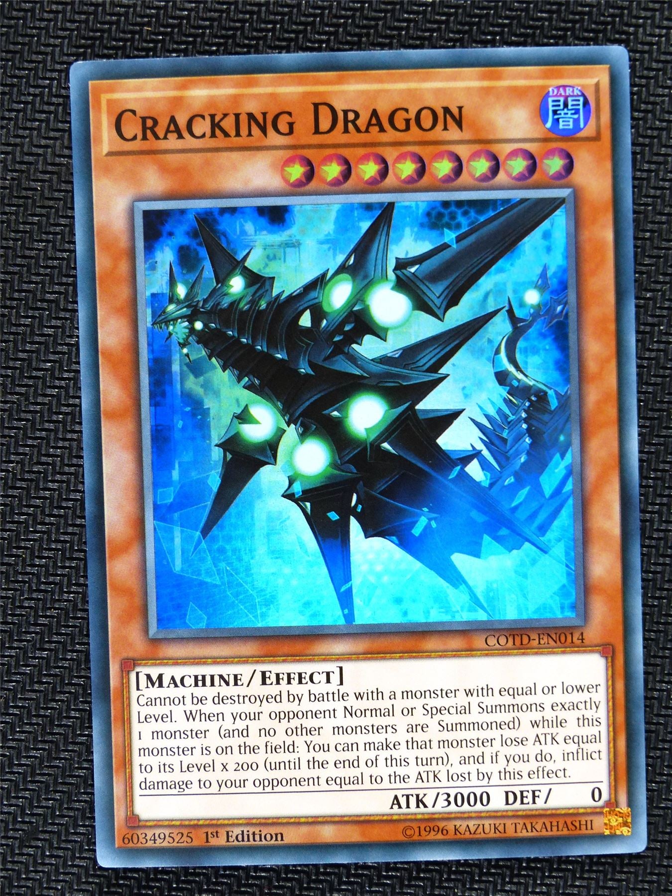 Crackling Dragon - COTD - Super Rare - Yugioh Card # 1B34