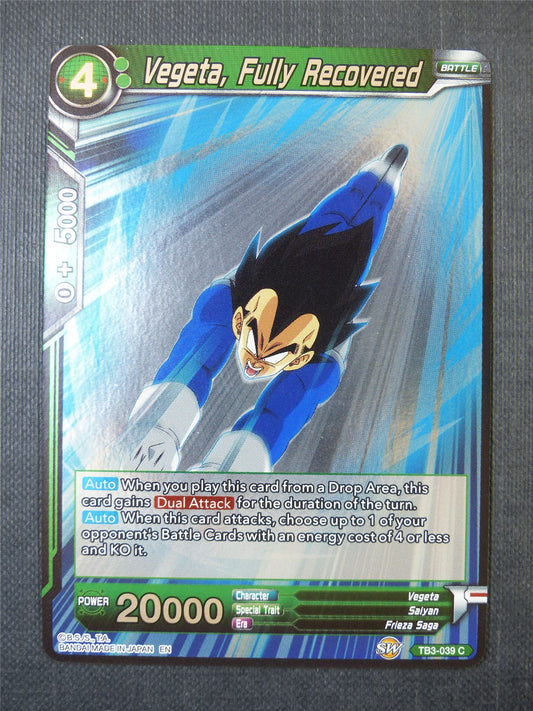 Vegeta Fully Recovered C Foil - Dragon Ball Super Card #A53