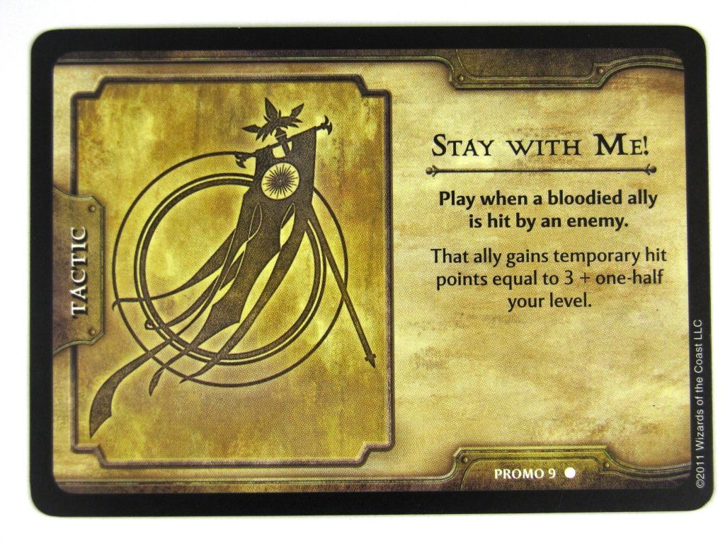 Dungeons & Dragons Cards: STAY WITH ME! Promo 9 # 16E31