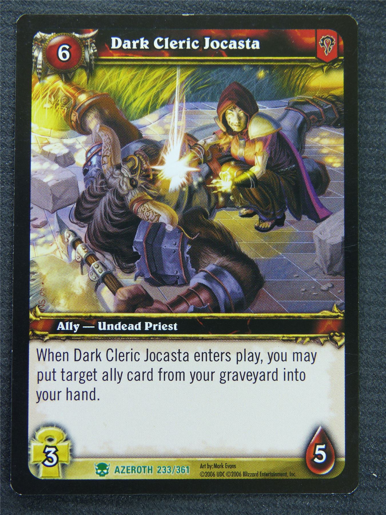 Dark Cleric Jocasta - Uncommon - World Of Warcraft #1E8