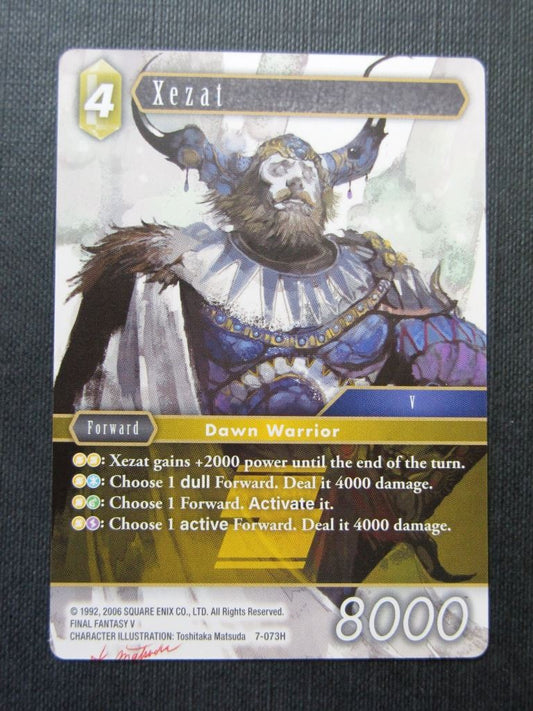 Xezat 7-073H - Final Fantasy Cards # 4I16