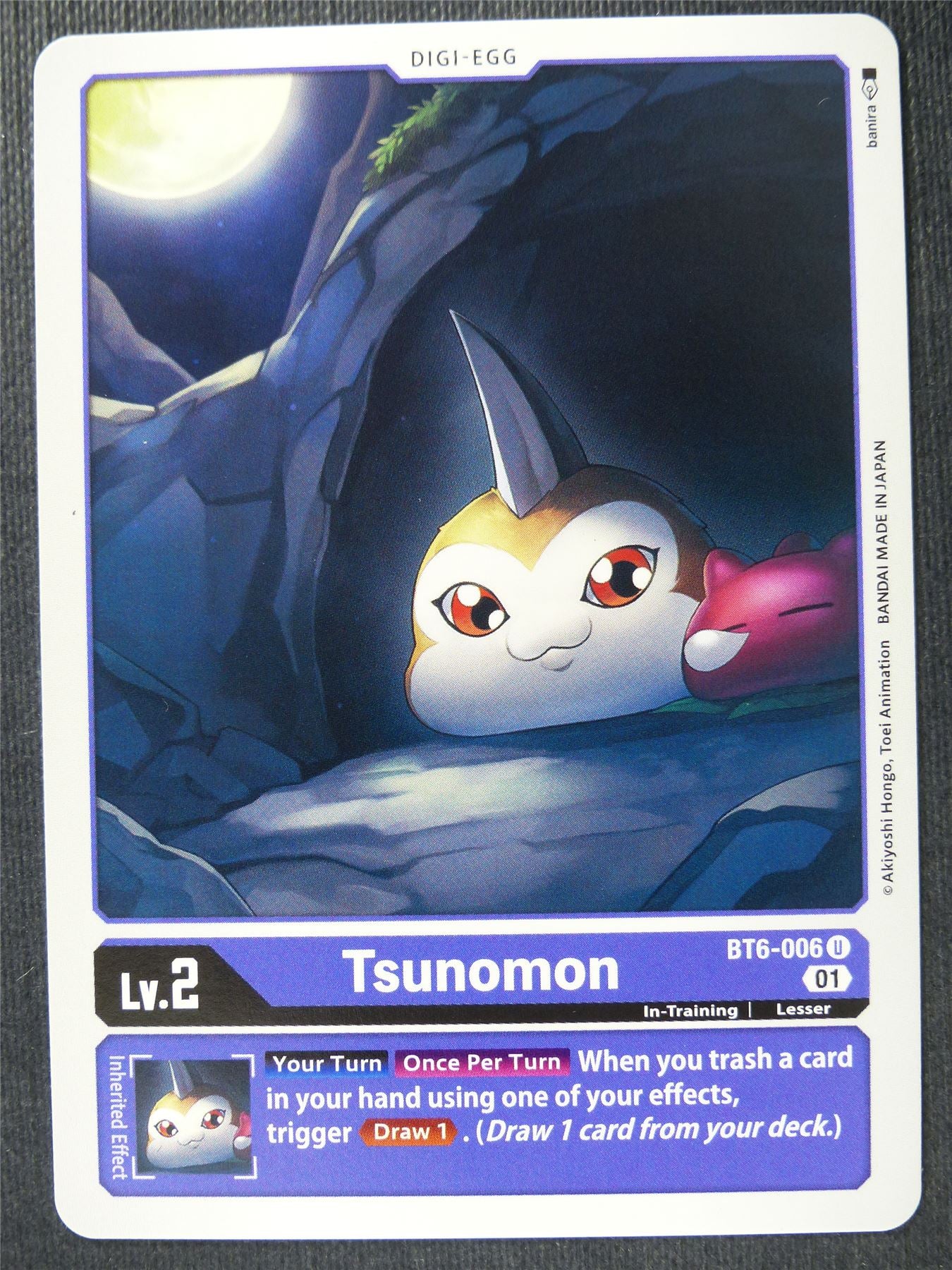 Tsunomon BT6-006 U - Digimon Card #4JC