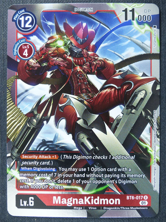 MagnaKidmon BT6-017 R - Digimon Cards #1A5