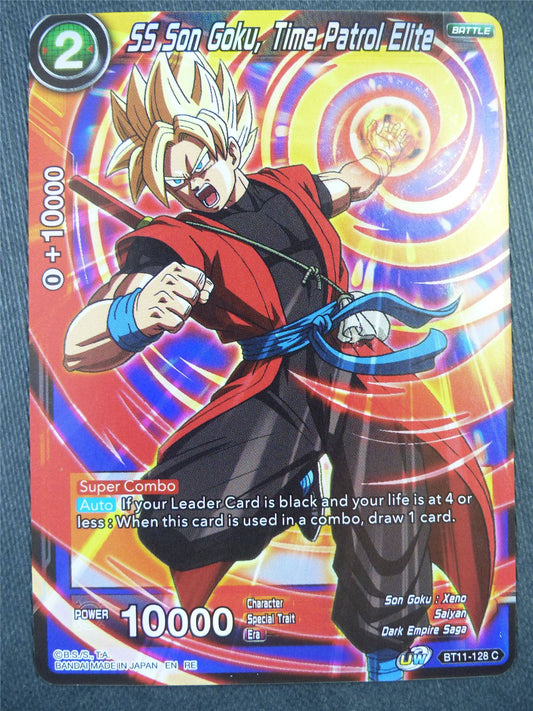 SS Son Goku Time Patrol Elite BT11 Foil - Dragon Bal Super Card #8XW