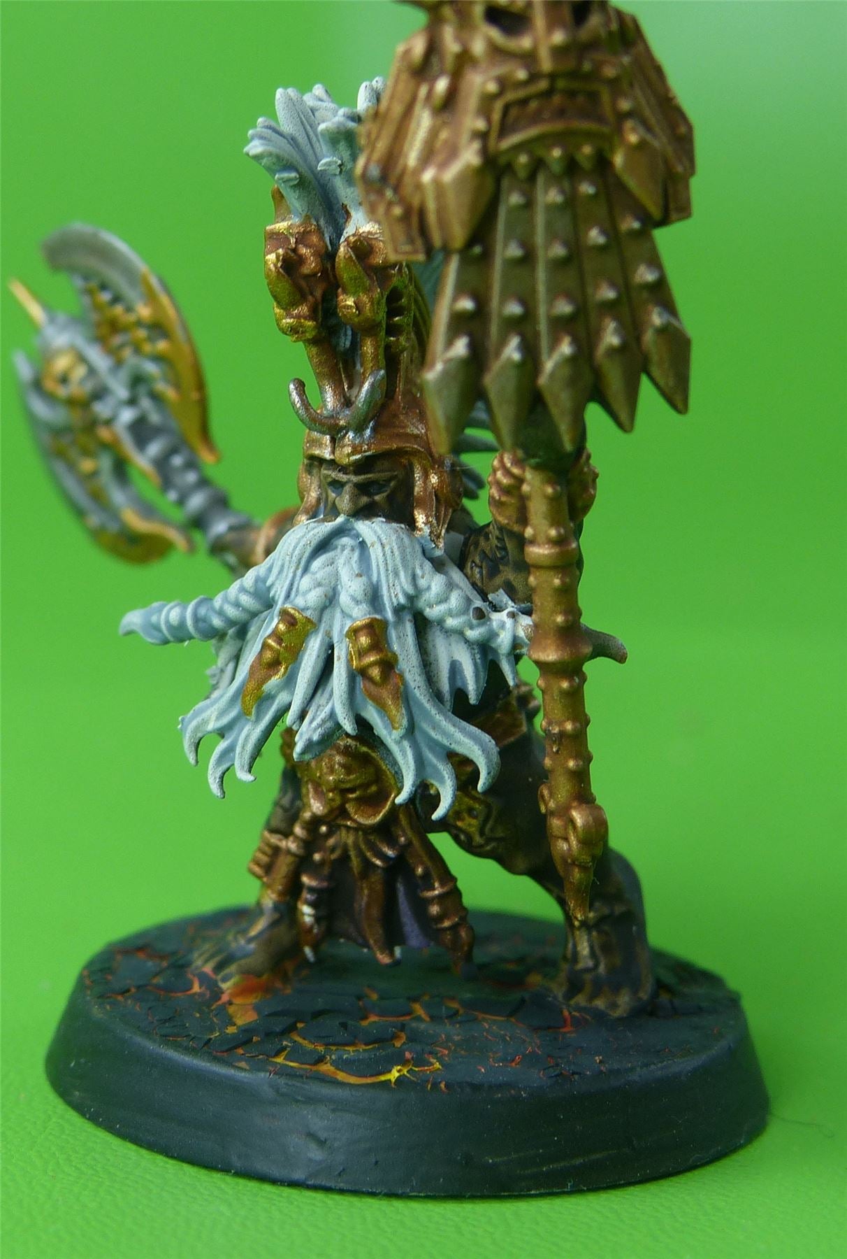 Fyreslayers Battlesmith Painted - Warhammer AoS 40k #84Q – Archeron