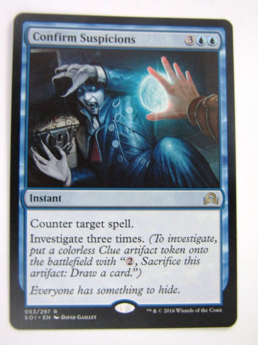 MTG Magic Cards: CONFIRM SUSPICIONS # 9B87