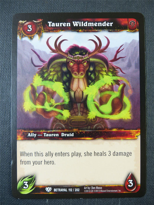 Tauren Wildmender 112/202 - WoW Card #170