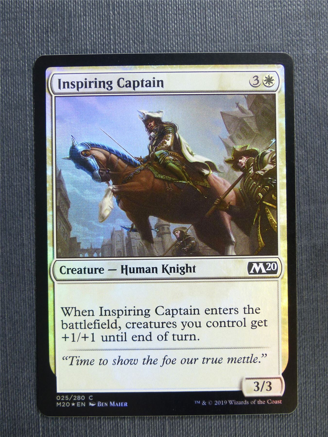 Inspiring Captain Foil - Mtg Magic Cards #ON