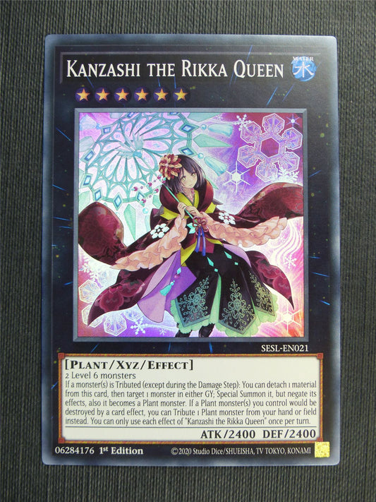 Kanzashi the Rikka Queen - SESL Yugioh Card