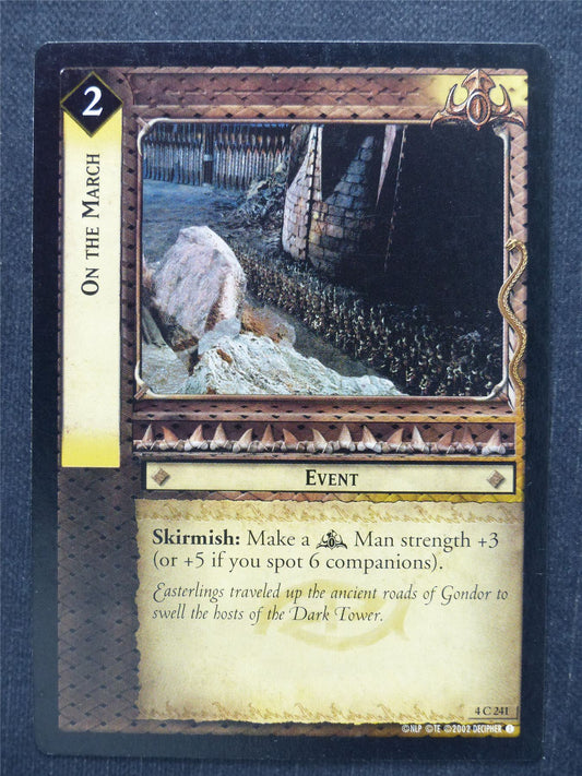 On the March 4 C 241 - LotR Cards #L9