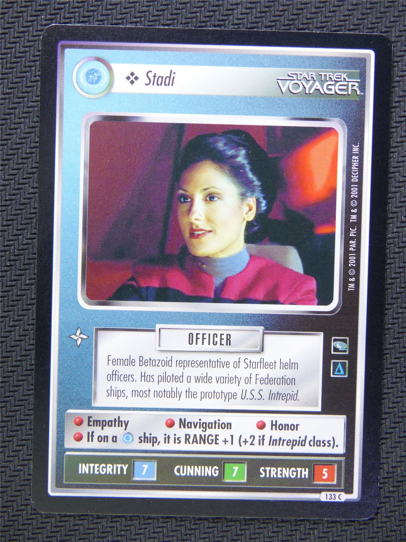 Stadi Black Border - Star Trek CCG Voyager #4YF