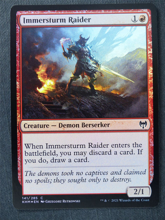Immersturm Raider Foil - Mtg Magic Cards #VR