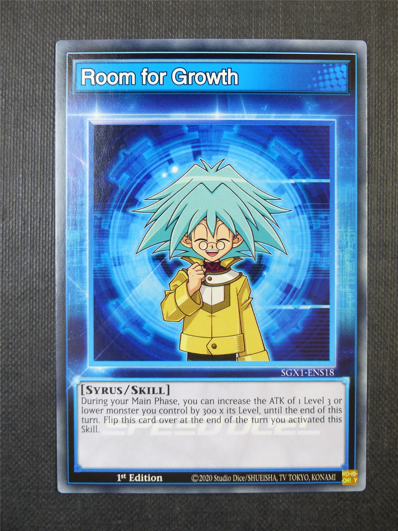 Room for Growth SGX1 - 1st ed Yugioh Card #9RY